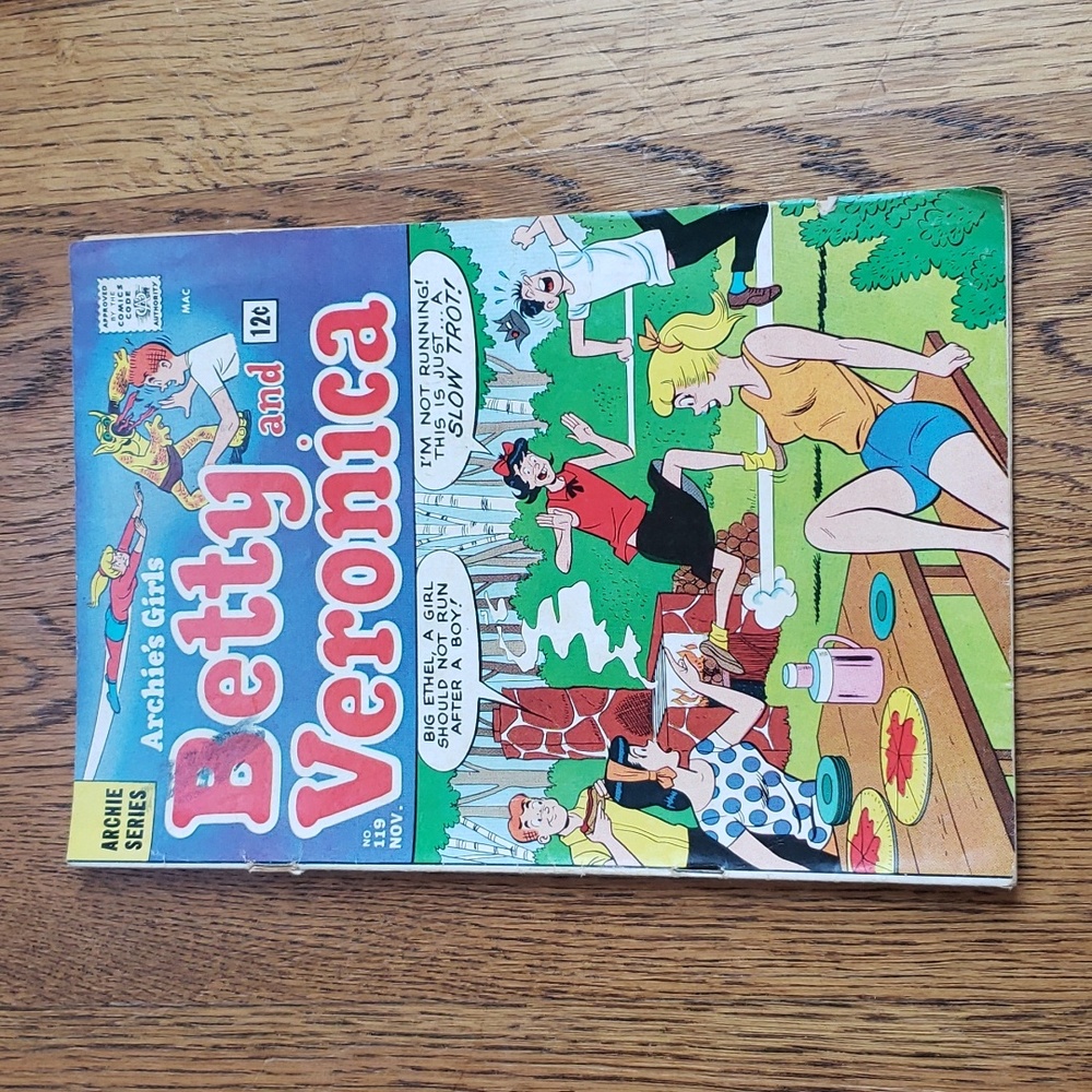Vintage 60s Archie's Girls Betty And Veronica No. 119 Archie Series Comic Book